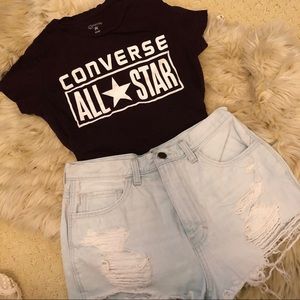 3/$25 Converse All Star T-Shirt SUPER CUTE